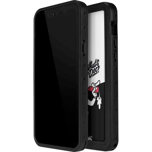 Looney Tunes Retro Bugs Bunny iPhone 15 Pro Waterproof Case